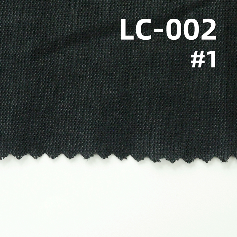 170g/m² Linen-Cotton Plain Weave Fabric | Spring/Summer Dyed Material for Dresses, Tops, Pants