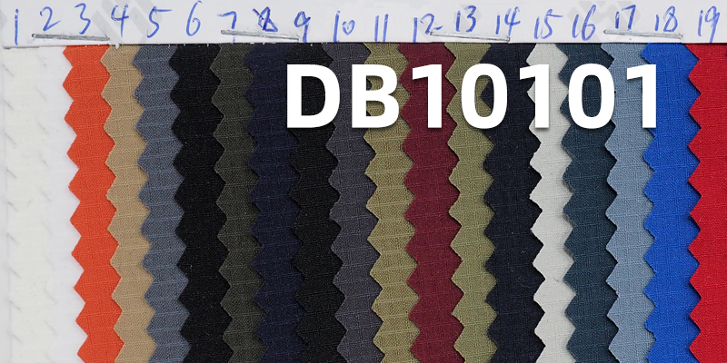 Nylon Double Line Check Four-Way Stretch | 140g/m² Water-Resistant Dyed Fabric | Outdoor Apparel, Casual Jackets, Stretch Pants Material