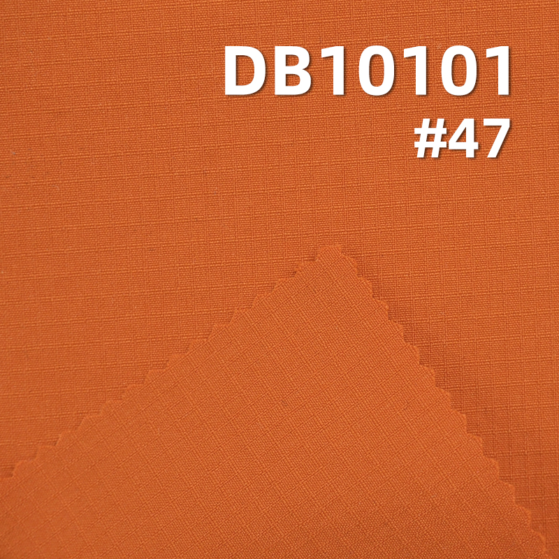 Nylon Double Line Check Four-Way Stretch | 140g/m² Water-Resistant Dyed Fabric | Outdoor Apparel, Casual Jackets, Stretch Pants Material