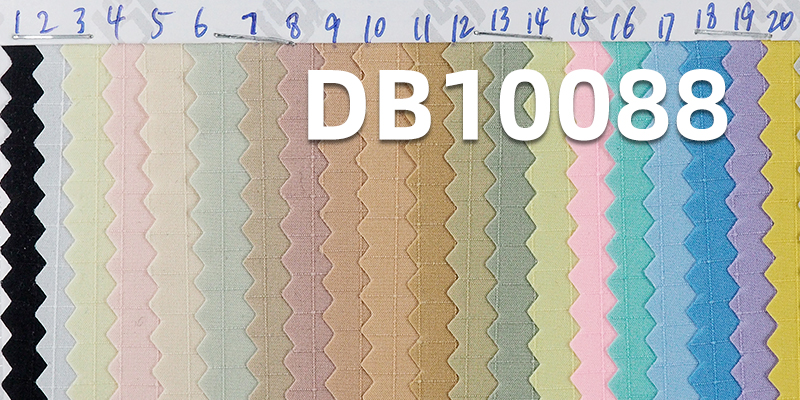 T400 Stretch Checked Fabric | 110g/m² Five-Millimeter Cool Silk Cotton Dyed Material | Water-Resistant and Anti-Static | Fabric for Casual Wear and Shirt Jackets