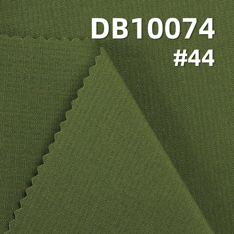 T400 Stretch Dyed Fabric | 130g/m² Double-Line Grid Cool Silk Cotton | Polyester Grid Fabric | Water-Resistant and Anti-Static | Fabric for Outdoor Jackets, Windbreakers, Coats