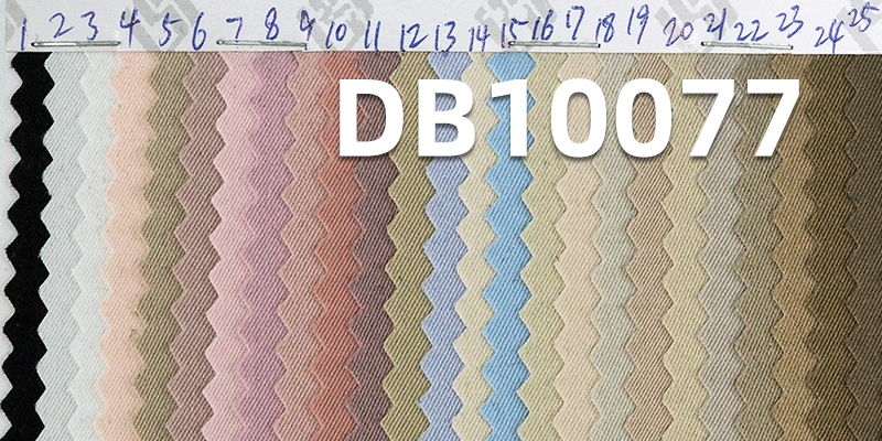 2/2 Double-Sided Twill Cool Silk Cotton Stretch Fabric | 190g/m² Dyed Material | Water-Resistant and Anti-Static | Fabric for Pants, Tops, Jackets