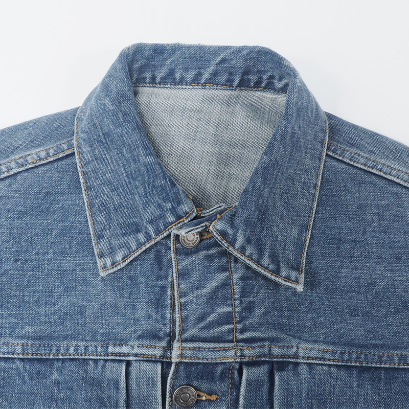 Raw Selvedge Denim Twill 15.4OZ 100% Cotton Dark Blue 33/34" MF TWO