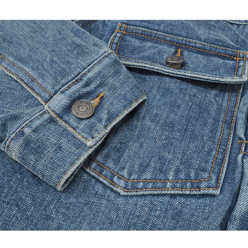 Raw Selvedge Denim Twill 15.4OZ 100% Cotton Dark Blue 33/34" MF TWO