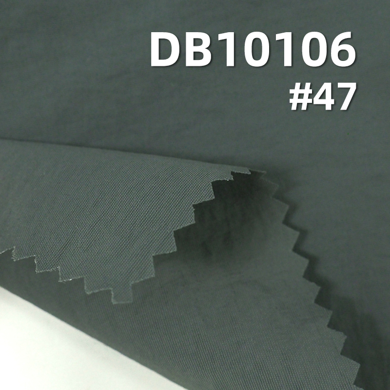 228T Taslon Crinkle Nylon Fabric | 108g/m² Durable Water-Repellent Material | Dyed Fabric | Outdoor Hiking Apparel