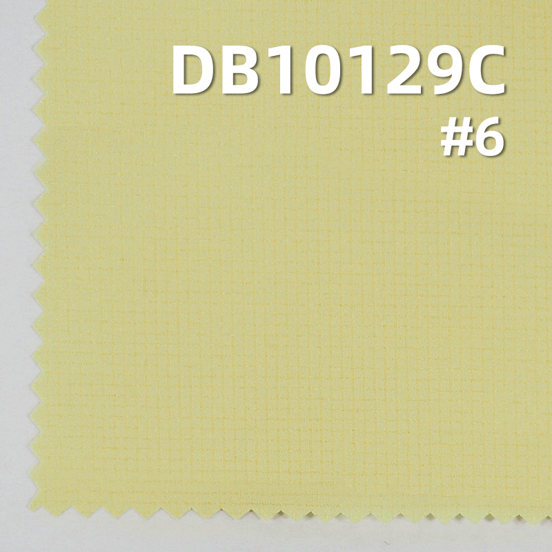 63g/m2 100% Polyester Checkered Dyed Fabric | Shimmering Sesame Check (1MM) |Film Coated, Waterproof, Anti-Static |Cotton Jackets, Windbreaker Material