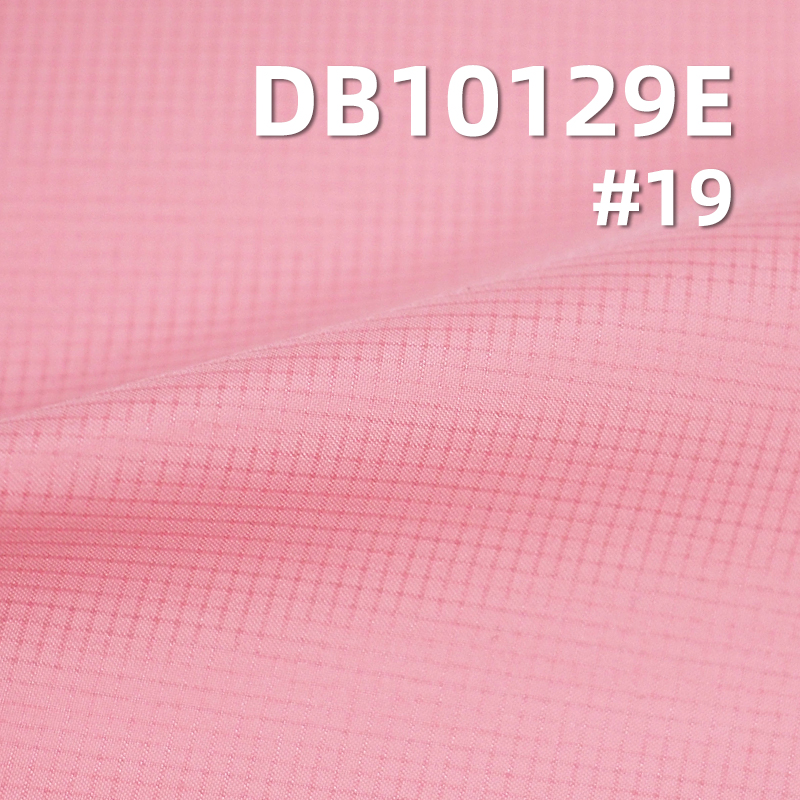 116g/m2 100% Polyester Checkered  Dyed Fabric | Shimmering Sesame Check (1MM) |KOTEC Coating, Waterproof, Anti-Static |Jackets, Windbreaker Material