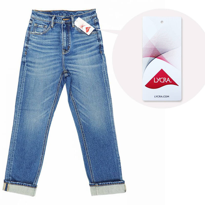 Lycra Cotton Stretch Denim | 12.5 oz  Warp Slub Stretch Denim | Jeans denim skirt denim jacket fabric with tag