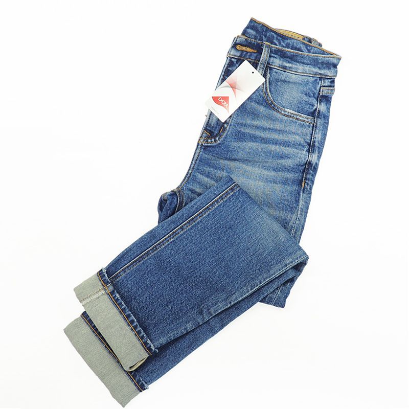 Lycra Cotton Stretch Denim | 12.5 oz  Warp Slub Stretch Denim | Jeans denim skirt denim jacket fabric with tag