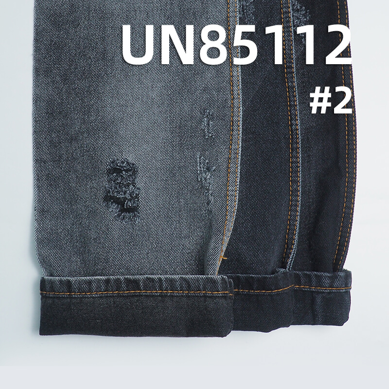 13oz Cotton-Viscose Black Warp and Weft Denim Fabric | 3/1 "Z" Twill Denim | Jeans and Denim Jacket Fabric
