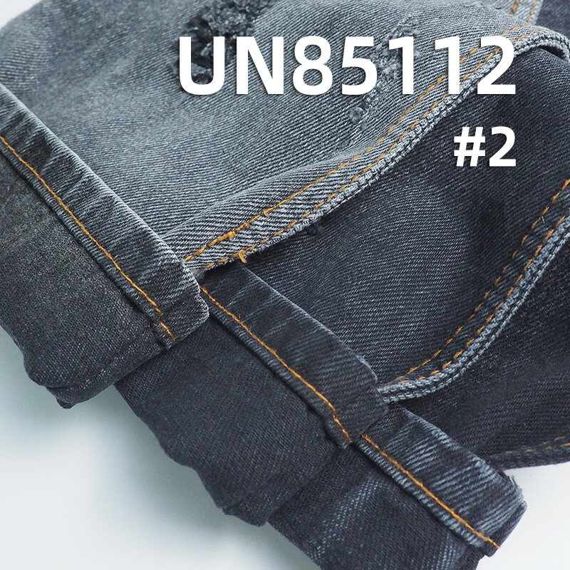 13oz Cotton-Viscose Black Warp and Weft Denim Fabric | 3/1 "Z" Twill Denim | Jeans and Denim Jacket Fabric