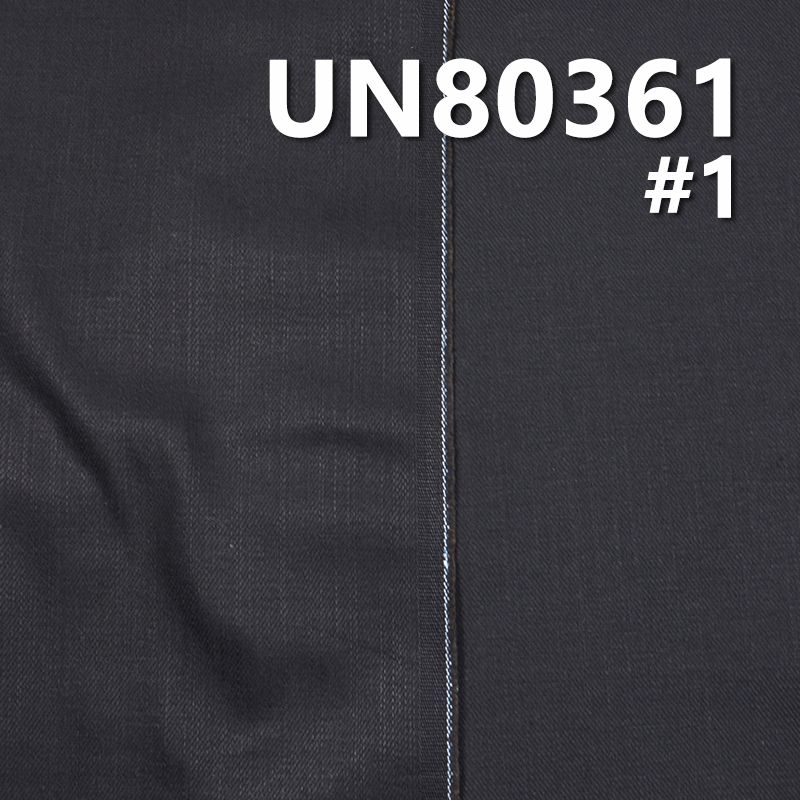 100% Cotton Yarn-Dyed Denim | 9.7 oz Slub Twill Black Face Black Back Denim Fabric | Reactive Black | For Jeans Denim Skirts Casual Jackets