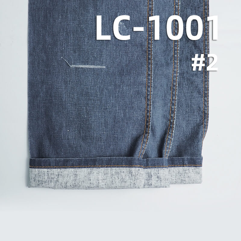 [Special Price] 5.7oz Linen Cotton Dobby Weave | Lightweight Linen Cotton Fabric for Spring-Summer | Skirts, Pants, Casual Jackets