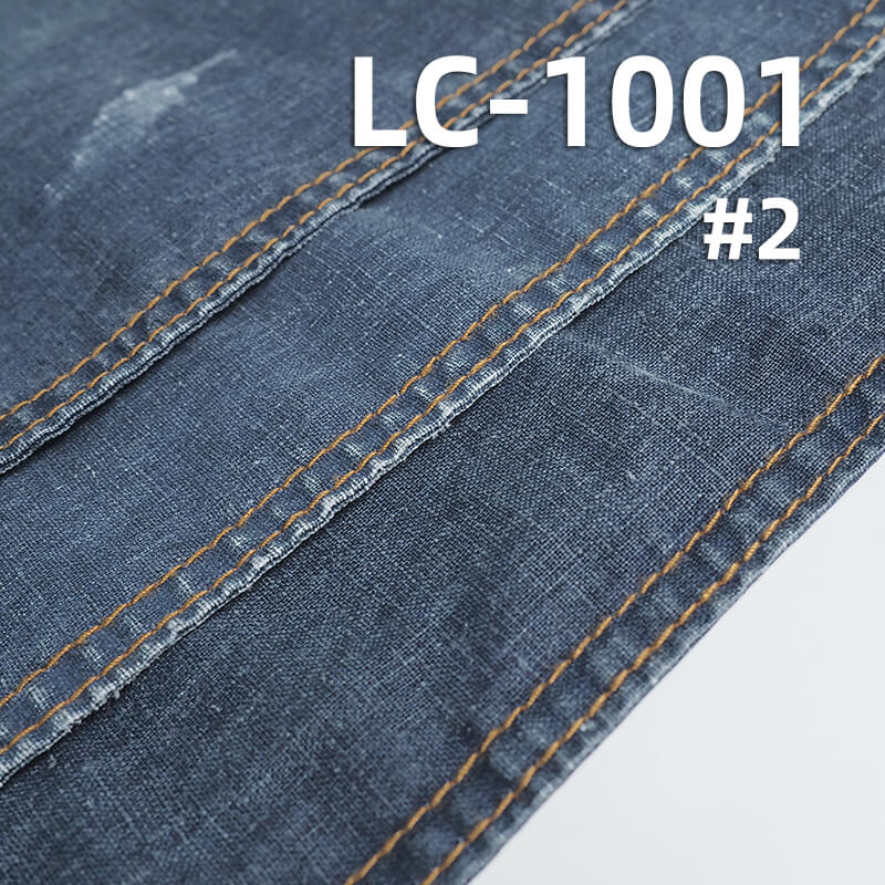 [Special Price] 5.7oz Linen Cotton Dobby Weave | Lightweight Linen Cotton Fabric for Spring-Summer | Skirts, Pants, Casual Jackets