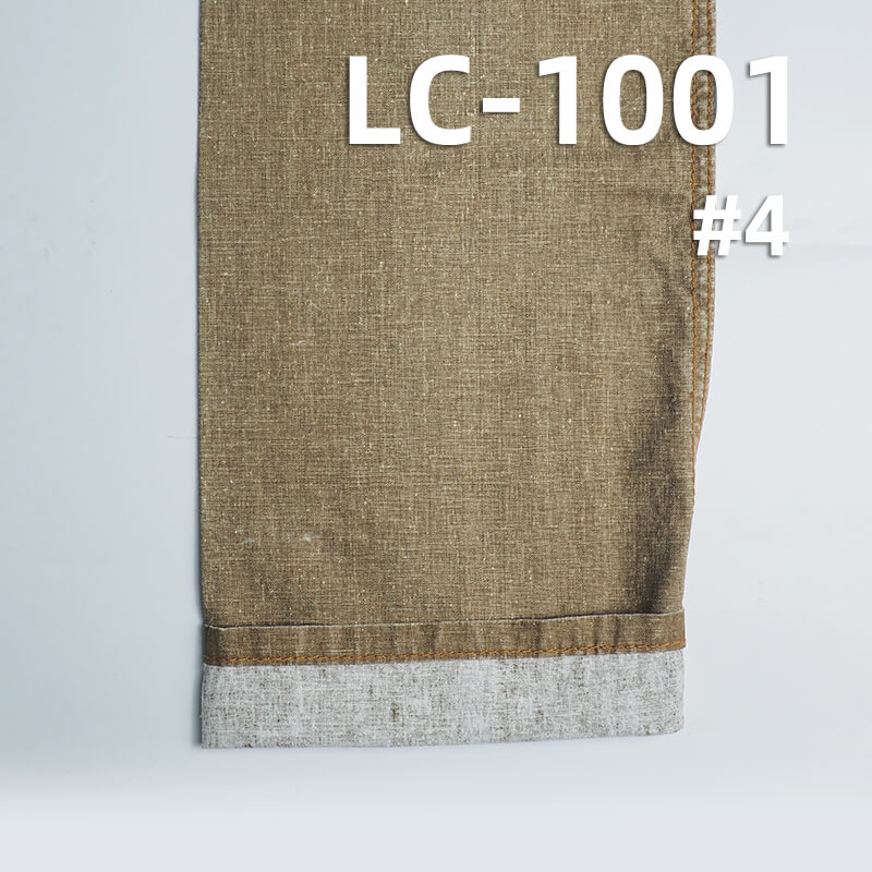 [Special Price] 5.7oz Linen Cotton Dobby Weave | Lightweight Linen Cotton Fabric for Spring-Summer | Skirts, Pants, Casual Jackets