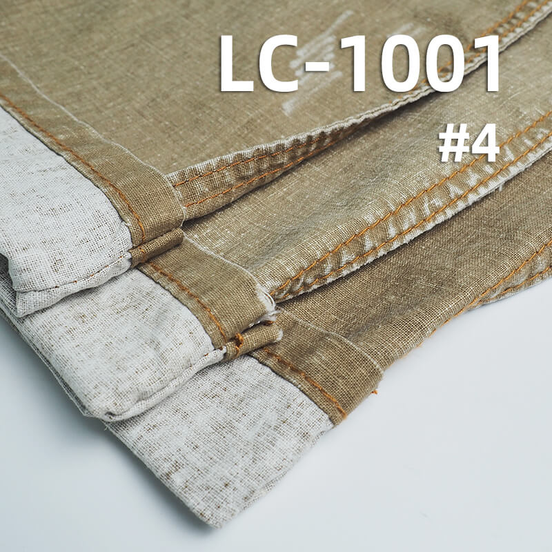 [Special Price] 5.7oz Linen Cotton Dobby Weave | Lightweight Linen Cotton Fabric for Spring-Summer | Skirts, Pants, Casual Jackets