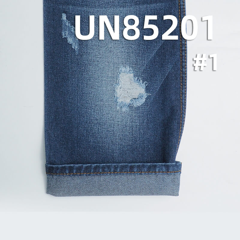 10.6oz Cotton-Polyester Blended Left-hand Twill Denim Fabric | Woven Twill Denim | Wide Selvage Denim | Material for Jeans, Denim Skirts, Jackets