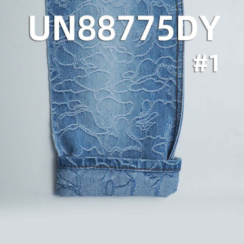 13oz 100% Cotton Jacquard Denim Fabric | Non-Stretch Fall/Winter | Jeans & Streetwear Jacket Material