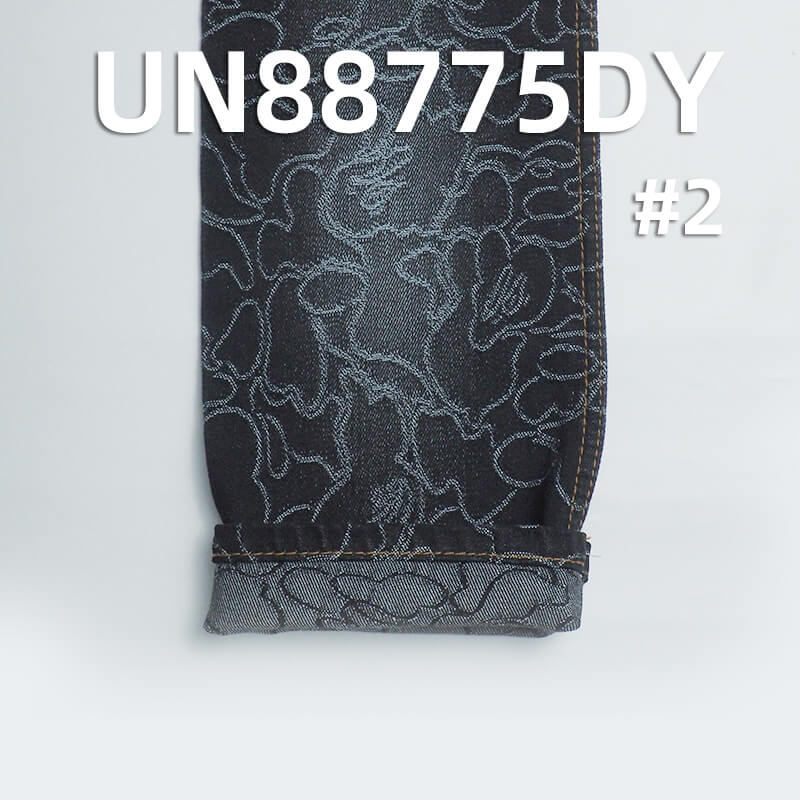 13oz 100% Cotton Jacquard Denim Fabric | Non-Stretch Fall/Winter | Jeans & Streetwear Jacket Material