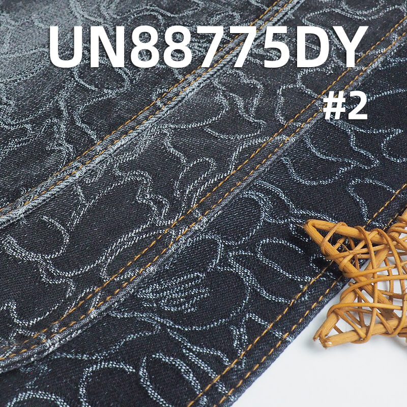 13oz 100% Cotton Jacquard Denim Fabric | Non-Stretch Fall/Winter | Jeans & Streetwear Jacket Material