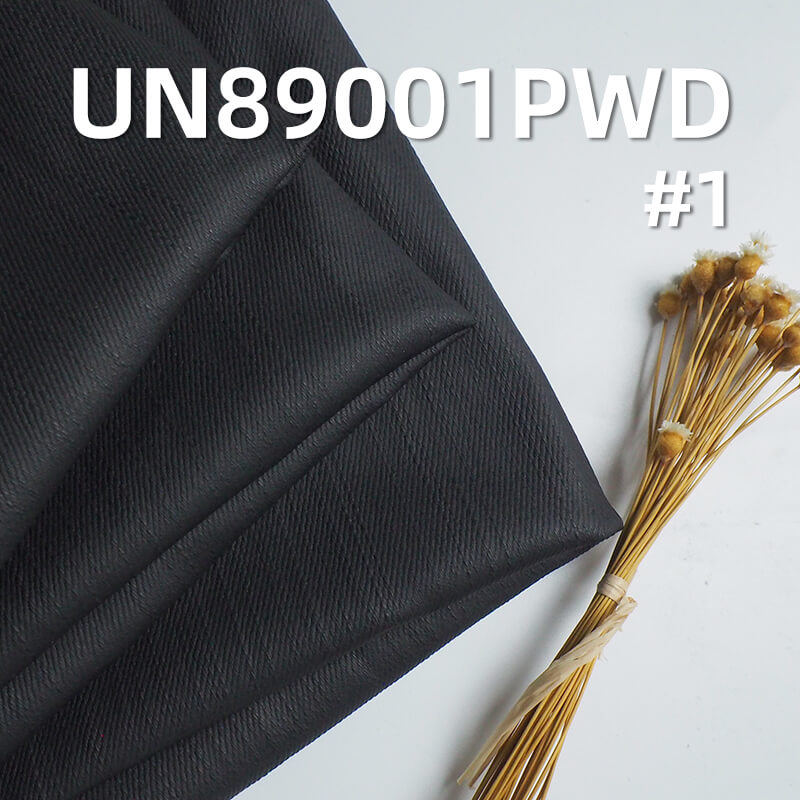 11.4 oz Cotton-Polyester Stretch Right-Twill  Warp Slub Denim | Faux Leather Coated Denim | Bag, Pants, Jacket Fabric