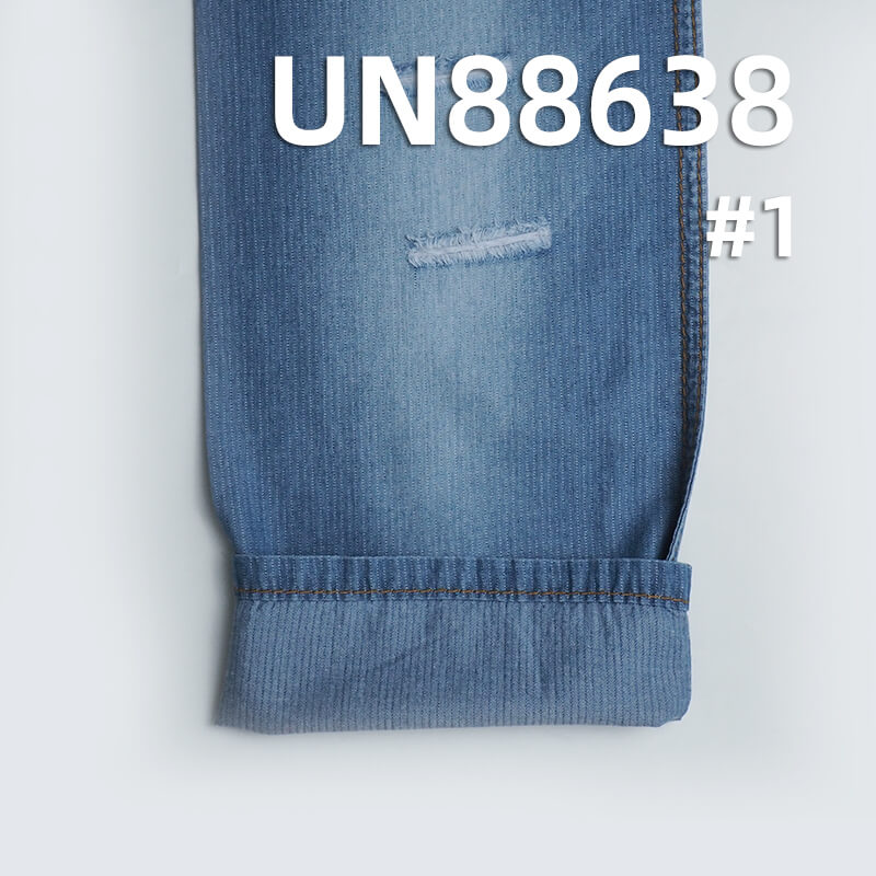 Striped Denim | 4oz Combed Cotton Fabric | Lightweight Spring/Summer Fabric for Jeans, Skirts, Shirts,Jackets