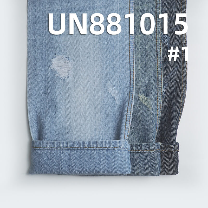 11.5 oz 100% Cotton Warp Slub Denim Fabric | Four-Piece Herringbone Denim | Jeans, Jackets, Coats Fabric