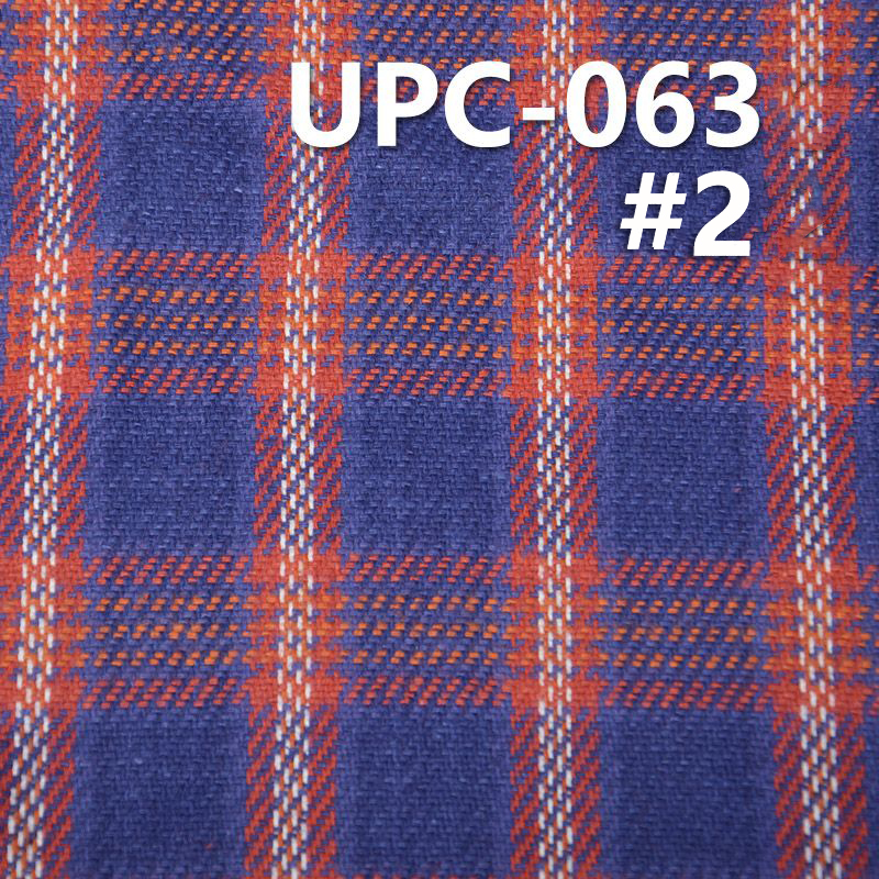 242g/m² 100% Cotton Yarn-Dyed Fleece Check Dyed  Fabric |Pants, Skirts, Casual Wear Material