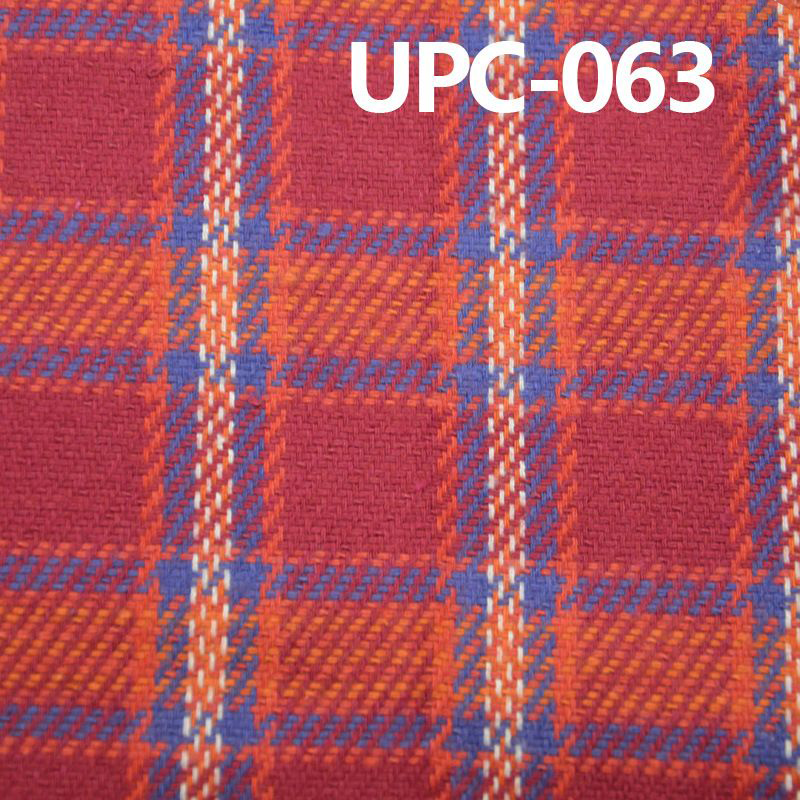 242g/m² 100% Cotton Yarn-Dyed Fleece Check Dyed  Fabric |Pants, Skirts, Casual Wear Material
