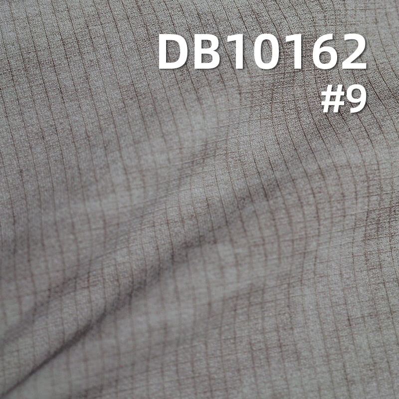 180g/m² Nylon Stretch Check Dyed Fabric | Four-Way Stretch | Mud-Dyed Single Check |Sportswear, Jackets, Climbing Fabric
