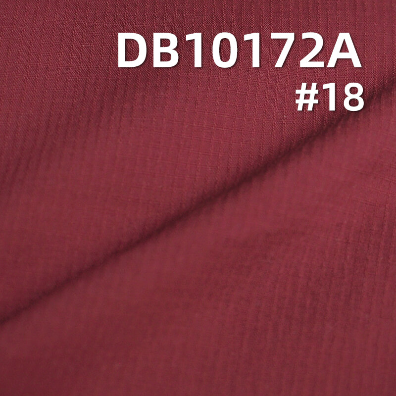 125g/m² Stretch Plaid Fabric (2MM x 2MM) | 250T Matte Double-Line Nylon|Teflon Coating |Beach Shorts, Outdoor Apparel, Windbreakers | Hangtags