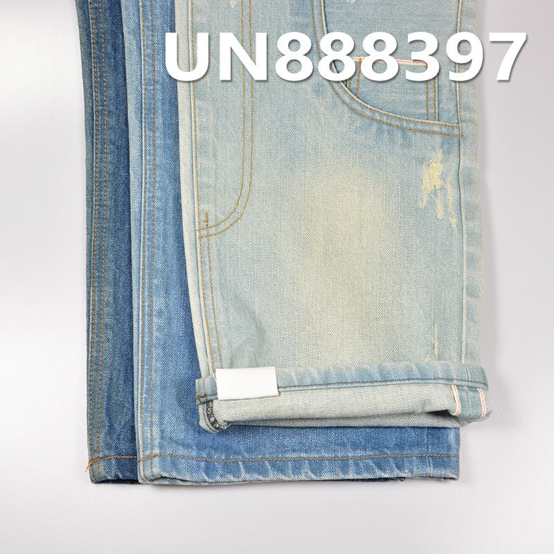 100% Cotton Selvedge Denim | 13.5 oz Slub Yarn "Z" Twill Denim | Jeans, Trendy Denim Jackets, Outerwear Fabric