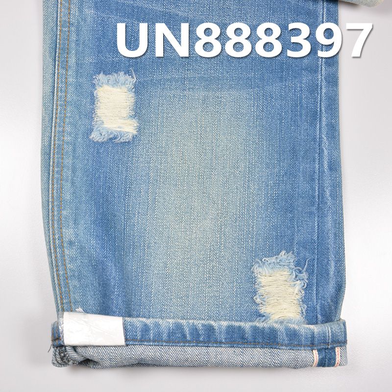 100% Cotton Selvedge Denim | 13.5 oz Slub Yarn "Z" Twill Denim | Jeans, Trendy Denim Jackets, Outerwear Fabric