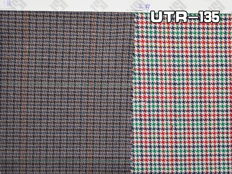 TR Plaid Fabric | 213g/m² Poly-Viscose Yarn-Dyed Check Fabric | Fabric for Tops, Skirts, Casual Pants