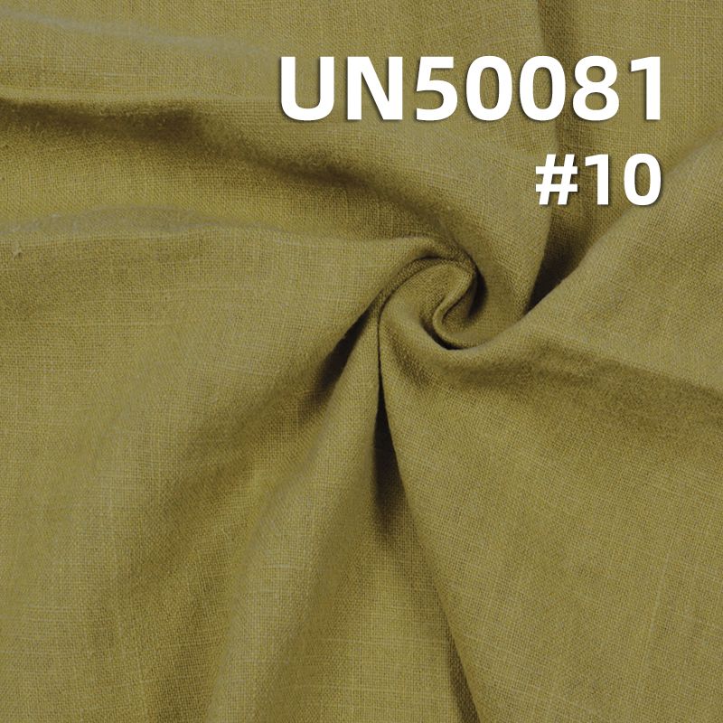 55%linen 45%cotton plain dyed washing fabric 54/55" UN50081