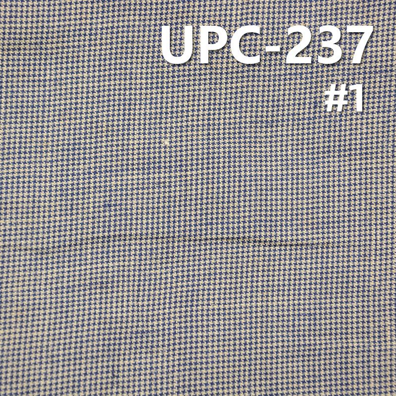 100% Cotton Yarn-Dyed Fabric | 130 g/m2 Houndstooth Yarn-Dyed Fabric | For Casual Shirts Skirts