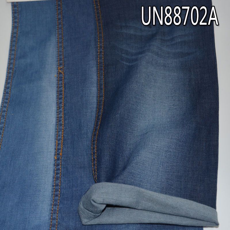 98% cotton 2% Spandex combed mercerized  slub denim UN88702A