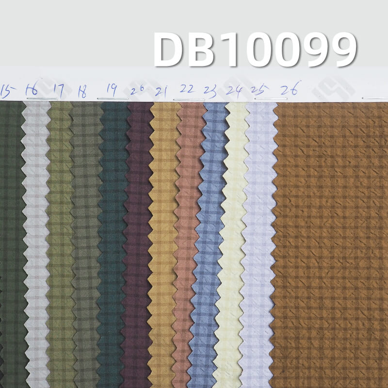 120g/m² Polyester Dyed Fabric | Nami Crepe Check | Spring/Summer Fresh Plaid Fabric | Top and Skirt Material
