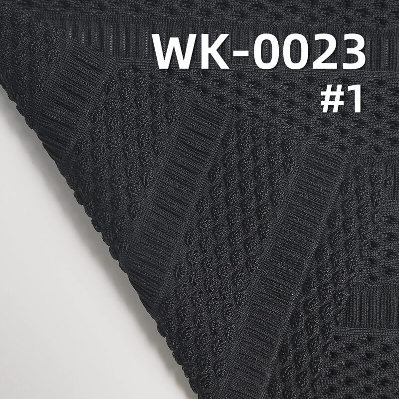 Nylon Spandex Jacquard Fabric | 180g/m² Breathable Bubble Knit | Stretchy, Flowing, Silky Material for Women's Tops, Skirts, Pants, Activewear, Yoga