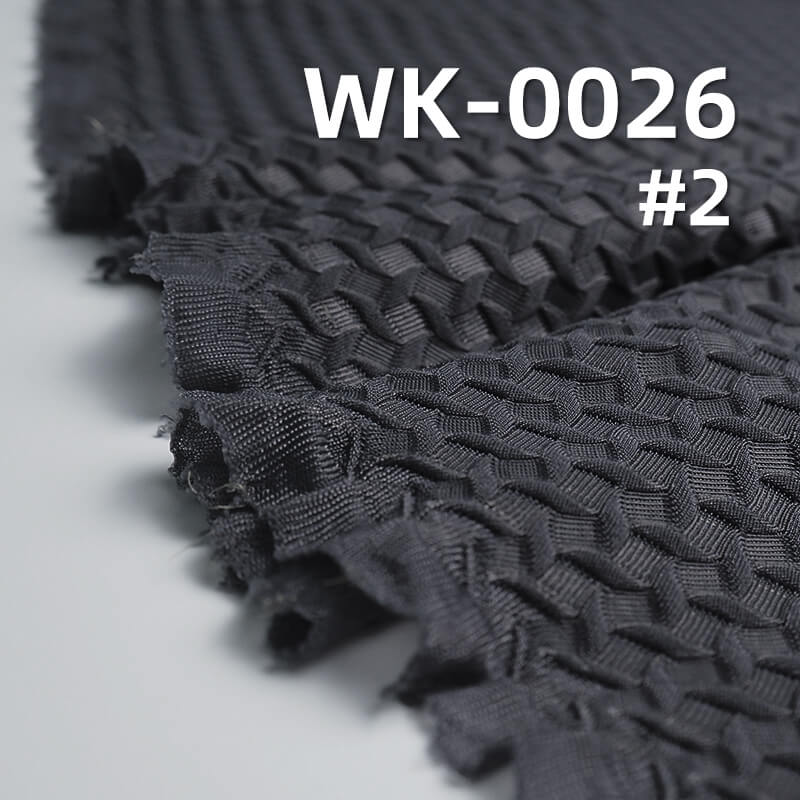 Nylon Stretch Knit Fabric | 160g/m² Jacquard Diamond Pattern | Skin-Friendly and Flowing | Women's Tops, Skirts, Pants, Activewear, Yoga Wear Fabric