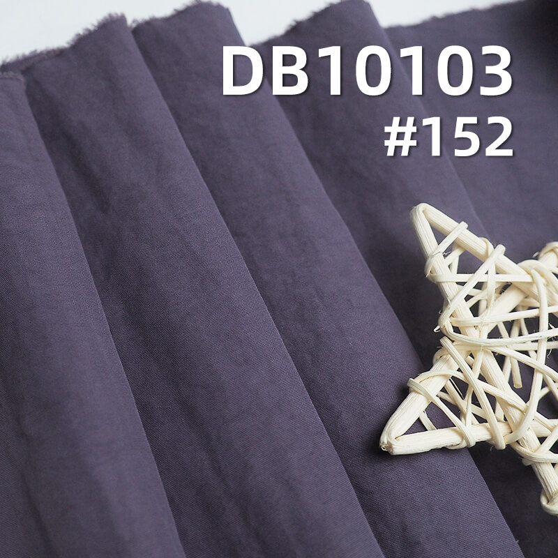 100% Nylon Cotton-Like Dyed Fabric | 122g/m² Soft Crinkle Taslan Water-Repellent Fabric | Outdoor Hiking Jacket Material