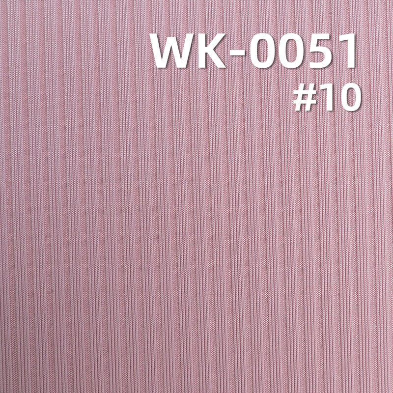 200g/m² Stretch Polyester Fabric | Cooling Ribbed Knit | Double-Sided Fabric | Women's Fashion Tops, Skirts, Pants