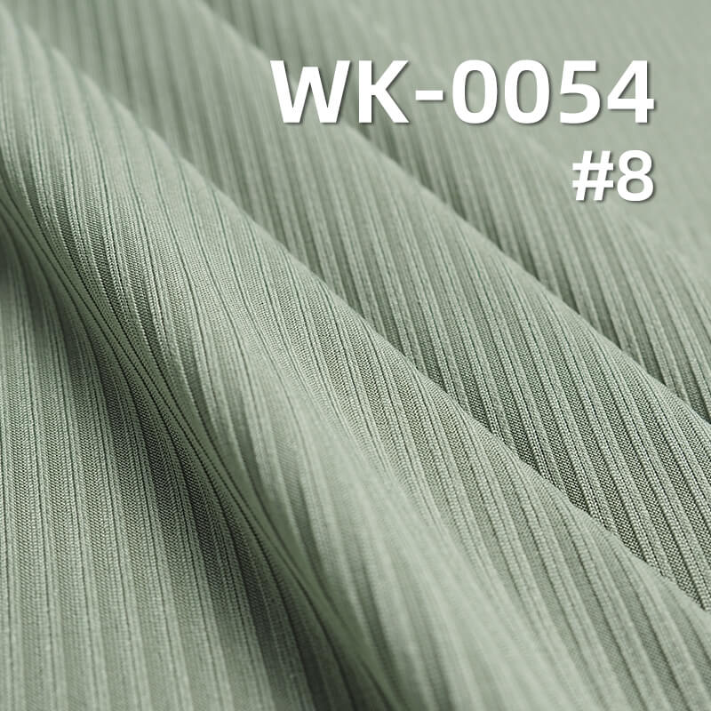 200g/m² Polyester Stretch Knit Fabric | 4*3 Ribbed Texture | Double-Sided Ribbed Knit | Base Layer, Skirts, Pants, Casual Wear