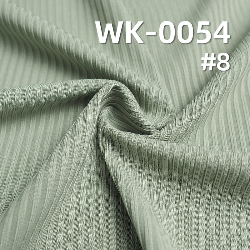 200g/m² Polyester Stretch Knit Fabric | 4*3 Ribbed Texture | Double-Sided Ribbed Knit | Base Layer, Skirts, Pants, Casual Wear