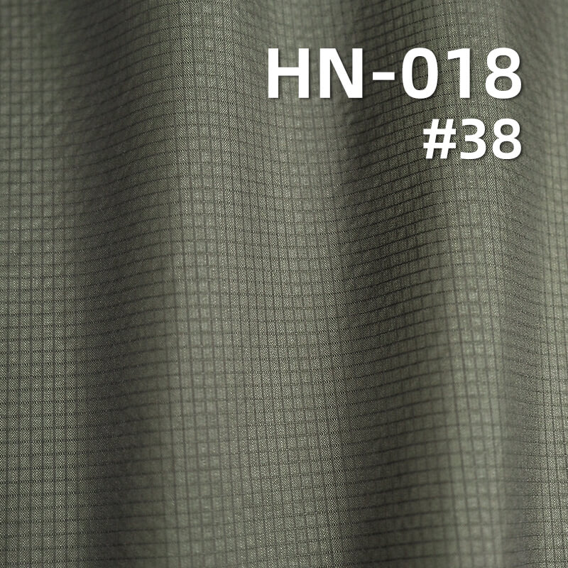 Nylon Plaid Fabric | 42g/m² Coated Dyed Fabric | Anti-Static, Water-Resistant | Spring/Summer Outdoor Clothing