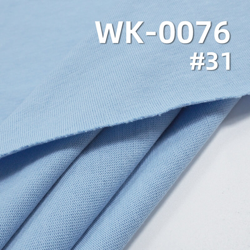 270g/m² 100% Combed Cotton Knit Fabric | 26S Trendy Double Yarn Smooth Sweat Fabric | T-Shirts, Polo Shirts, Casual Wear