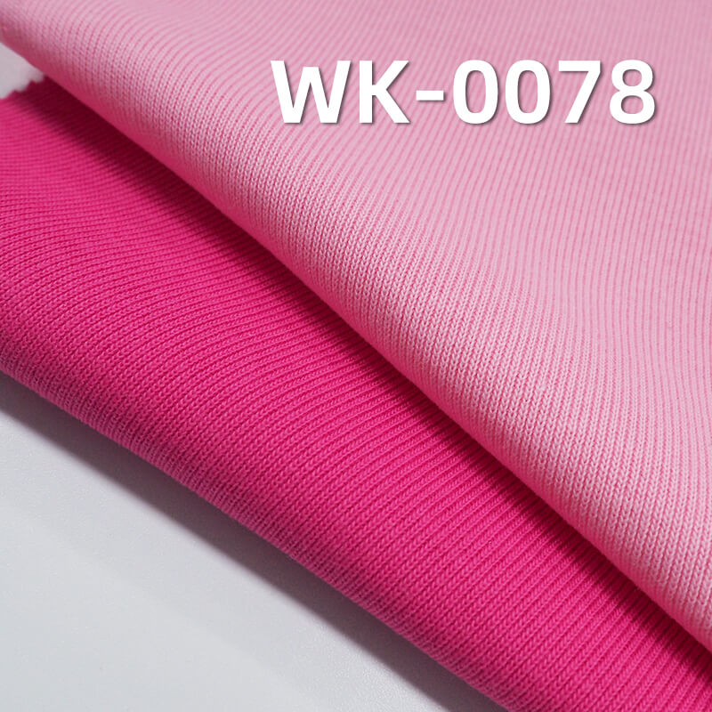 100% Combed Cotton Knit Fabric 310g/m² | 32S Double Yarn 1x1 Rib | T-Shirts, Polo Shirts Fabric
