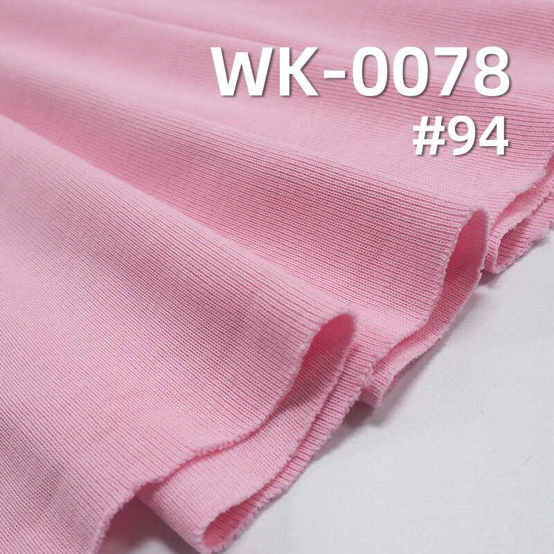 100% Combed Cotton Knit Fabric 310g/m² | 32S Double Yarn 1x1 Rib | T-Shirts, Polo Shirts Fabric