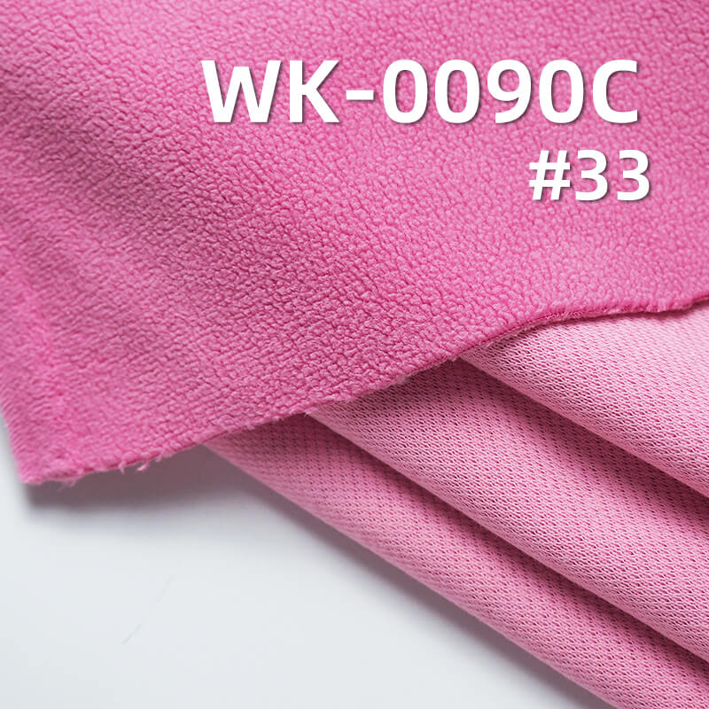 410g/m² Cotton-Polyester Knit Fabric | Trendy Wave Sweatshirt Fabric with Composite Olie Fleece | Warm Sportswear & Sweatshirt Fabric