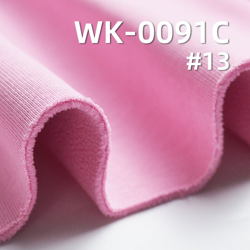 410g/m² Cotton-Polyester Knit Fabric | 32S Hua Cotton Brushed Sweatshirt Fleece  | Bonded Auli Fleece | Warm Sweatshirt Material